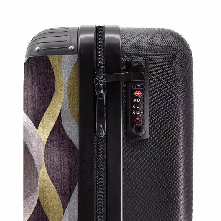 Suitcase - Retro - Orbits - Colorful — 5