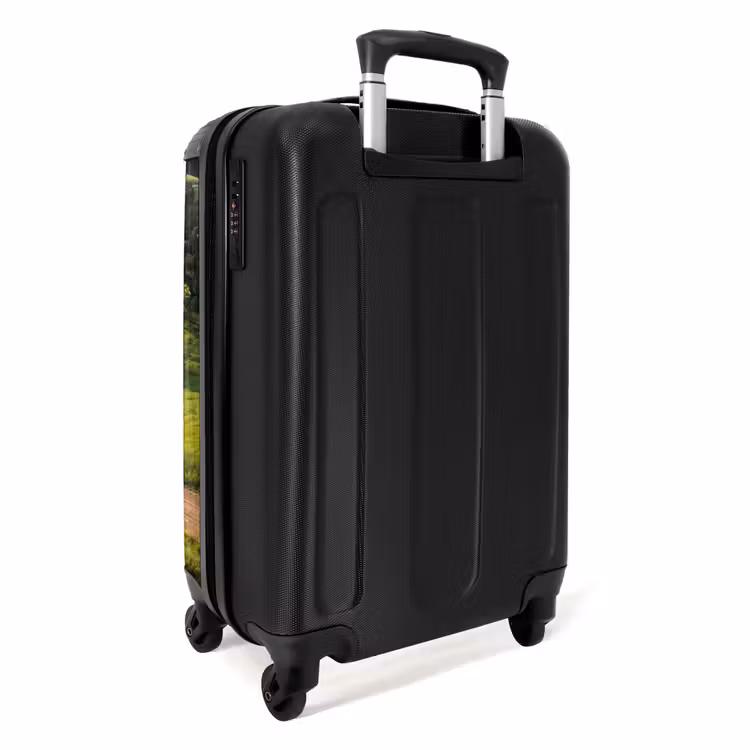 Suitcase - Road - Meadow - Nature - Green — 2