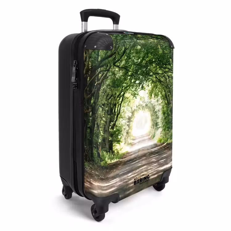Suitcase - Road - Trees - Nature - Greenery — 4