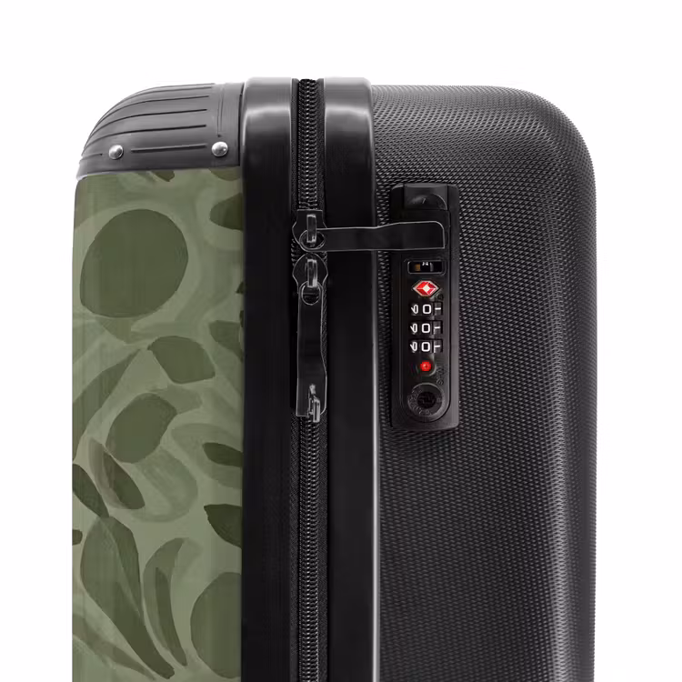 Suitcase - Serene - Leaves - Green — 5