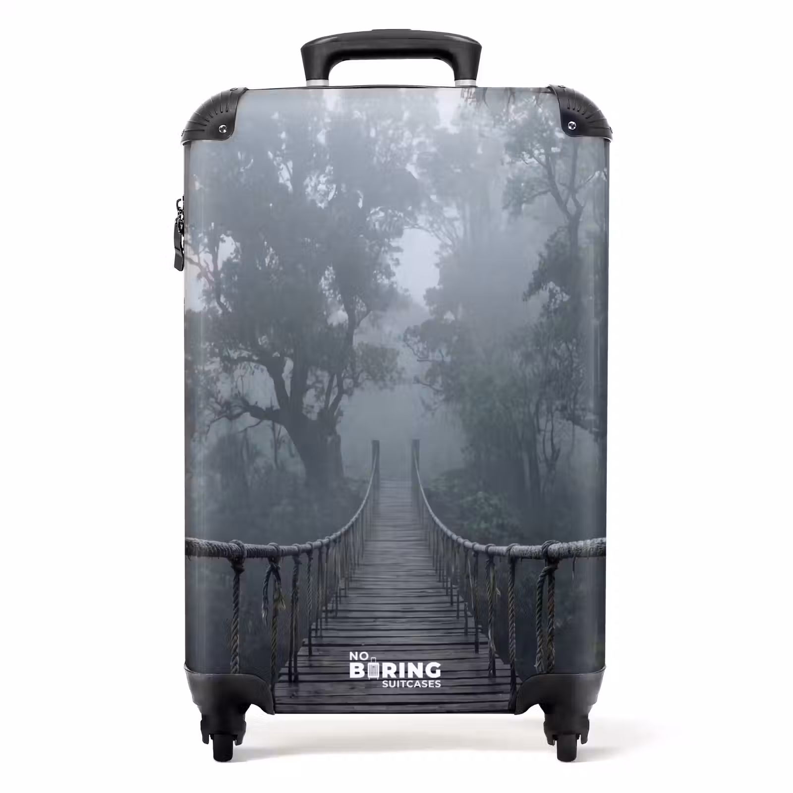 Suitcase - Bridge - Jungle - Fog - Nature — 1