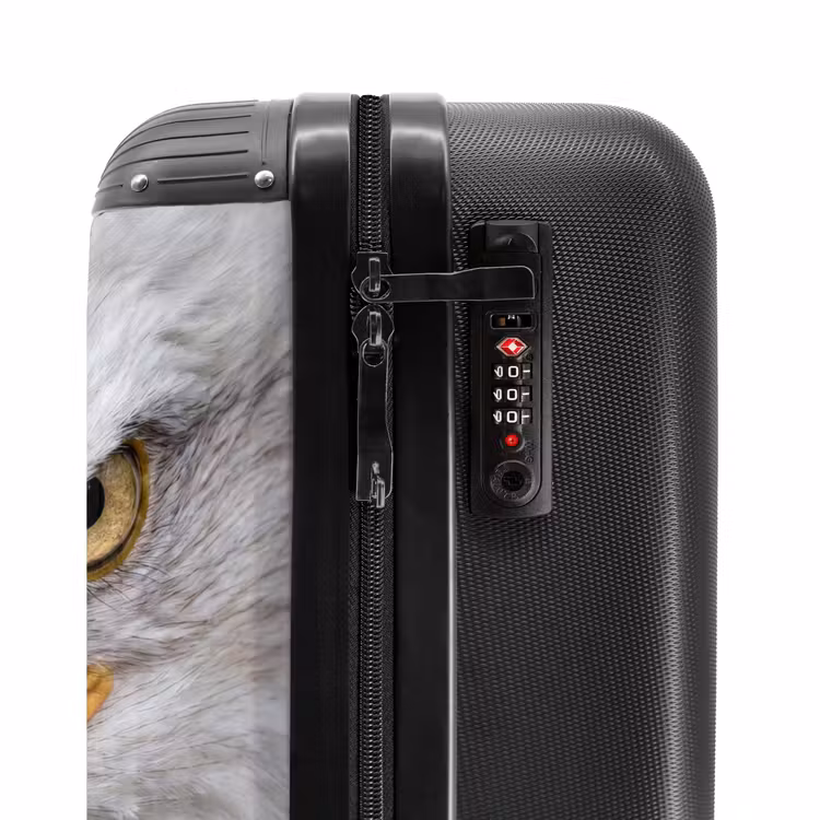 Suitcase - American - Bald Eagle - Portrait - Yellow — 5
