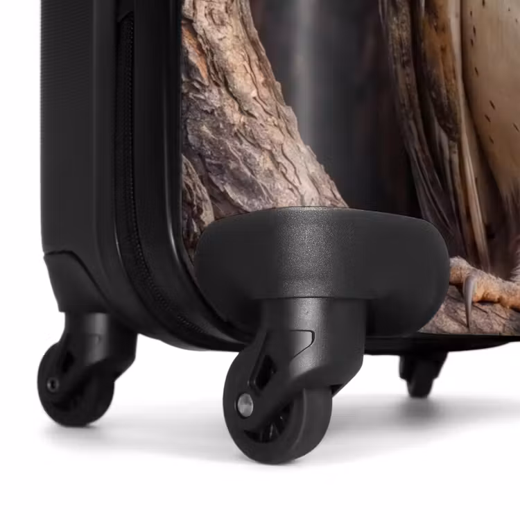 Suitcase - Barn Owl - Tree - Nature - Brown — 6