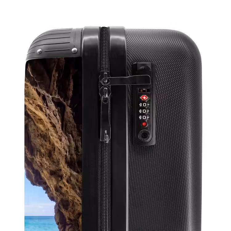 Suitcase - Cave - Beach - Sea - Blue — 5