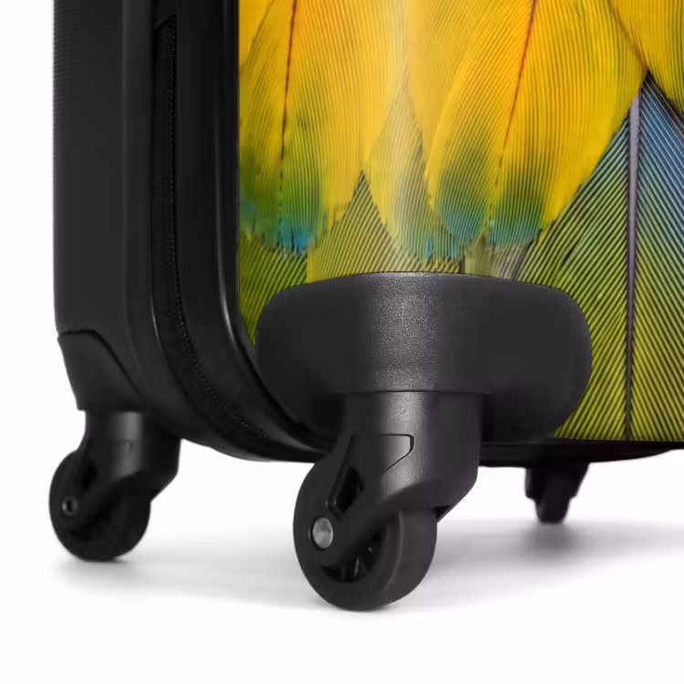 Suitcase - Feathers - Macaw - Colorful — 6