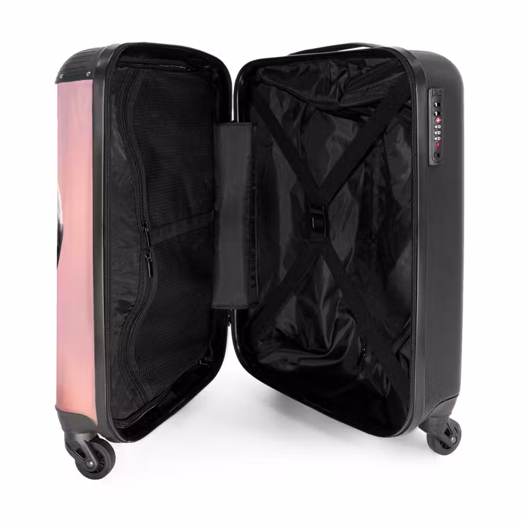 Suitcase - Flamingo - Portrait - Pink — 3