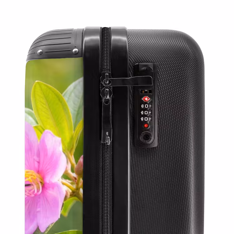 Suitcase - Hummingbird - Flower - Nature - Green — 5