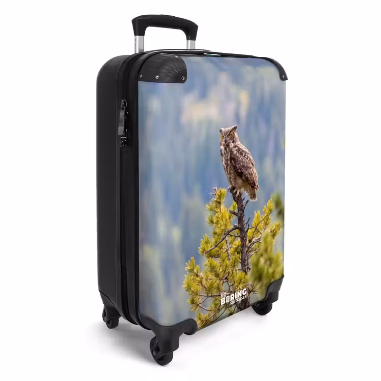 Suitcase - Owl - Eagle Owl - Trees - Nature — 4