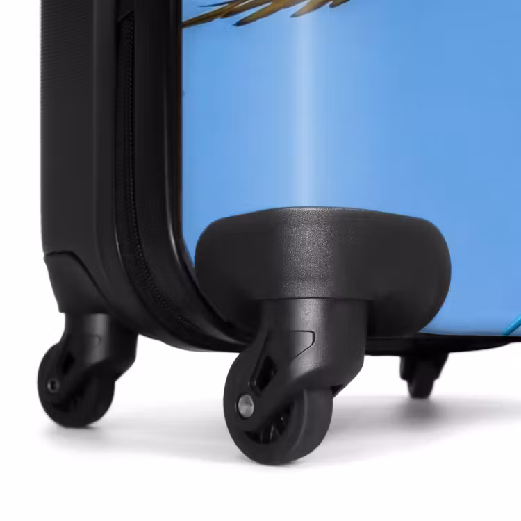 Suitcase - Parrot - Flying - Blue - Yellow — 6