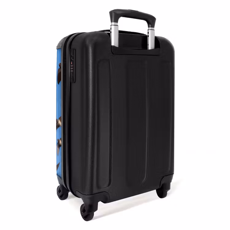 Suitcase - Swallows - Flying - Blue — 2