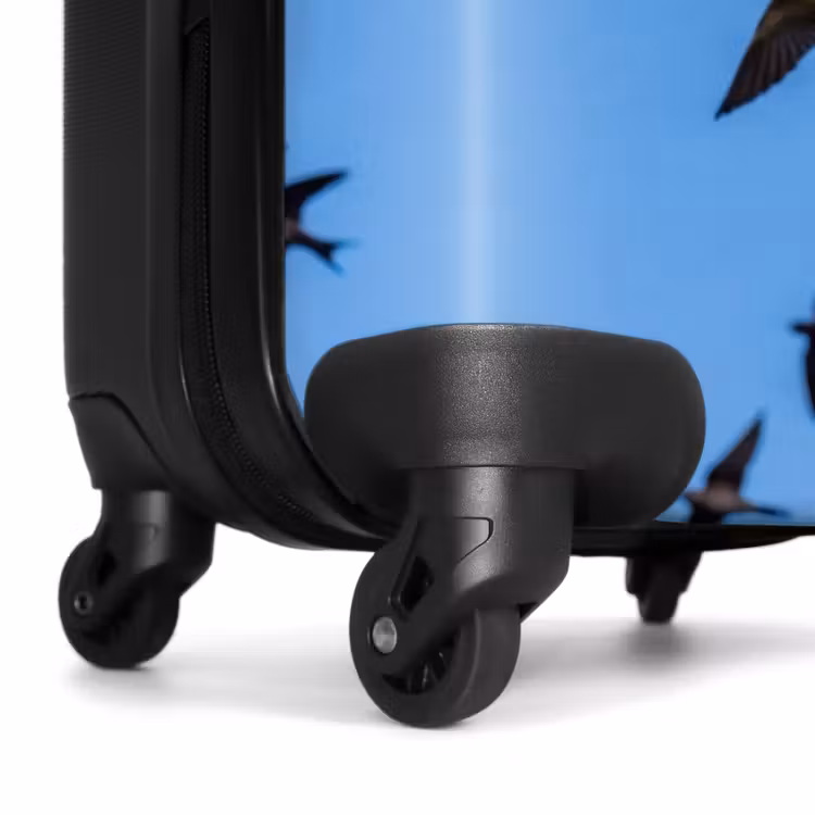 Suitcase - Swallows - Flying - Blue — 6