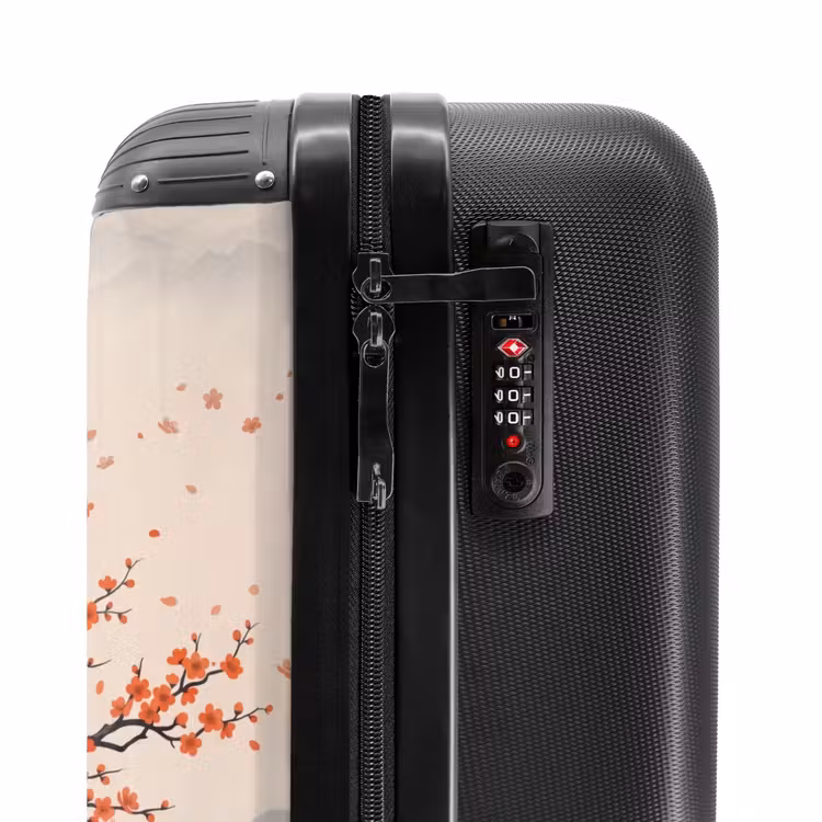 Suitcase - Asian - Blossom - Red — 5