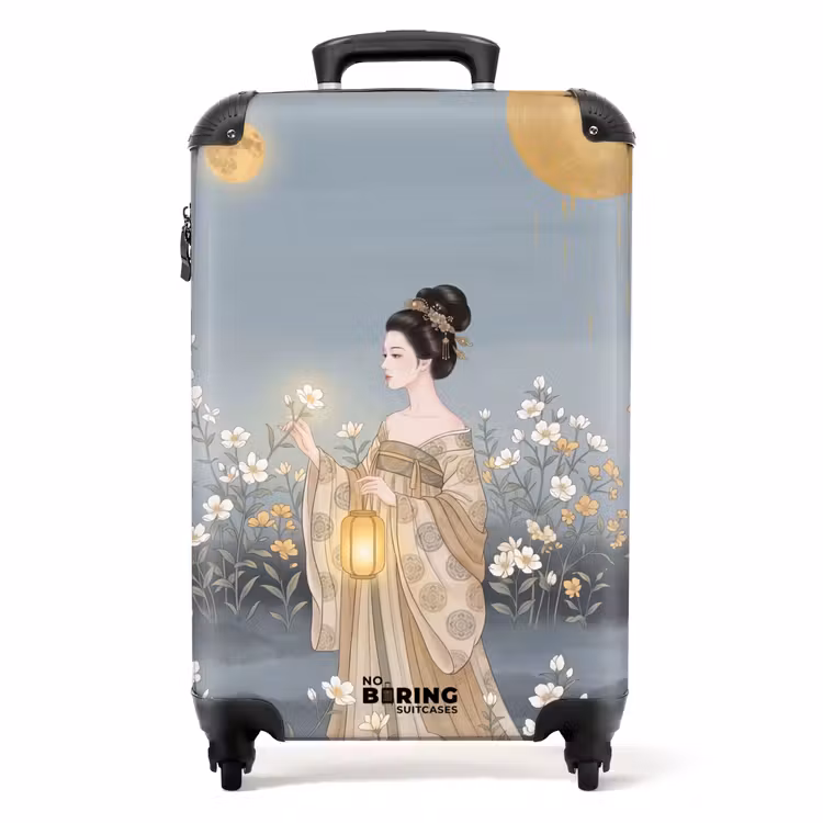 Suitcase - Asian - Woman - Kimono — 1