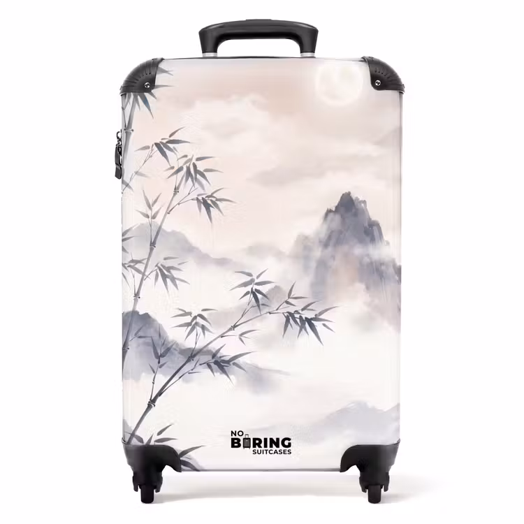 Suitcase - Bamboo - Asia - Gray — 1