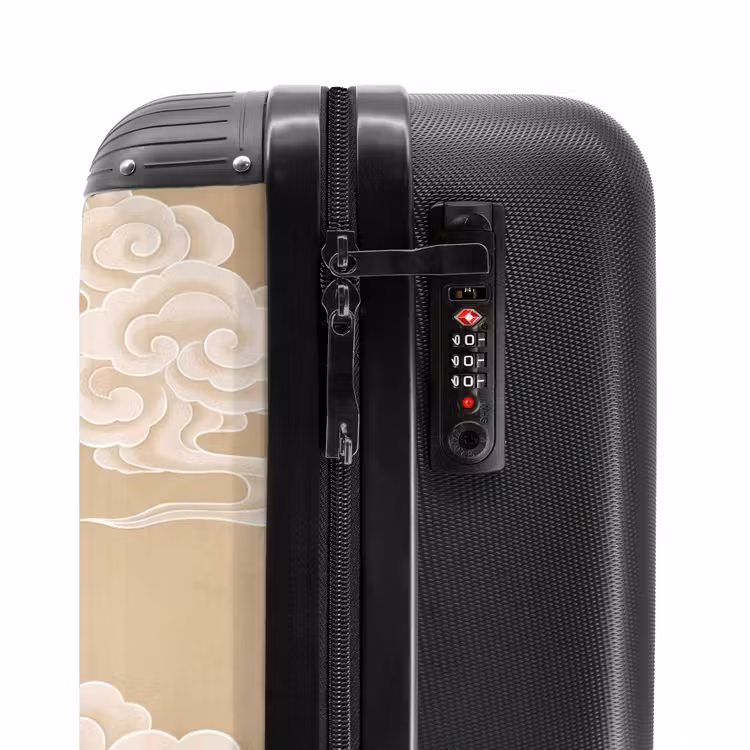 Suitcase - Birds - Flying - Beige — 5