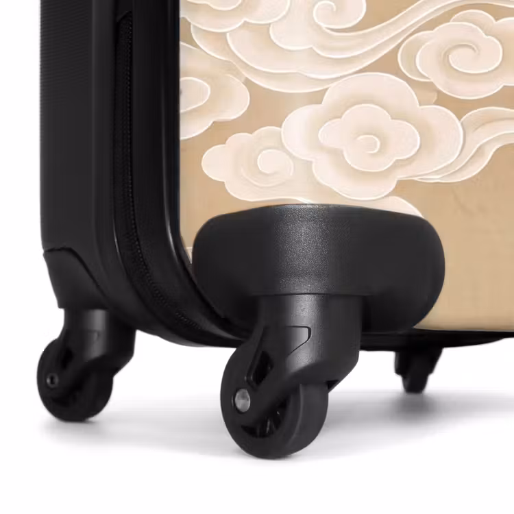 Suitcase - Birds - Flying - Beige — 6