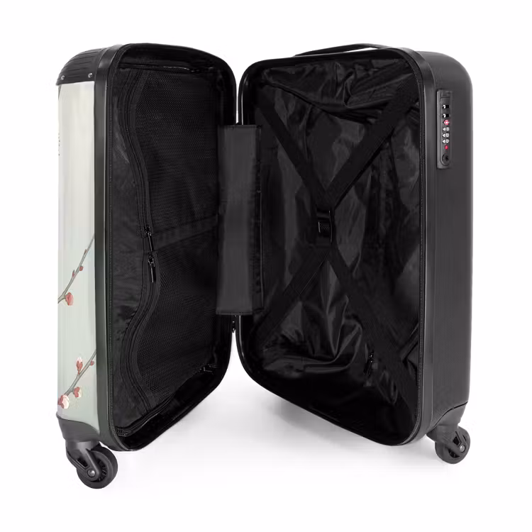 Suitcase - Cherries - Blossoms - Green — 3