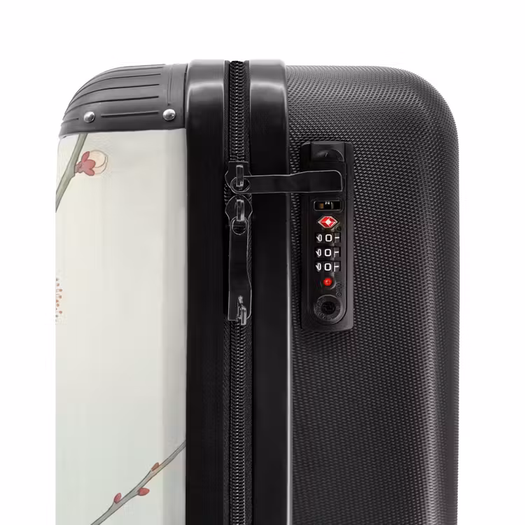 Suitcase - Cherries - Blossoms - Green — 5