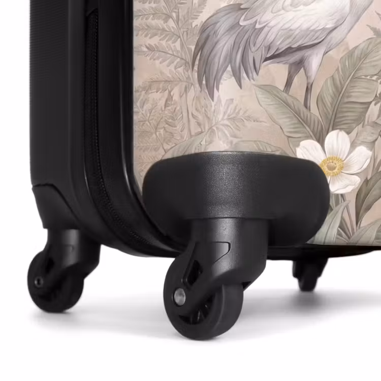 Suitcase - Cranes - Nature - Pink — 6