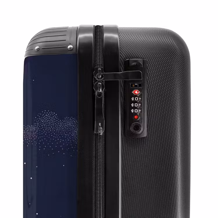 Suitcase - Cranes - Night Sky - Blue — 5