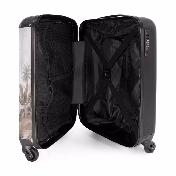 Suitcase - Cranes - Palm Trees - Tropical — 3