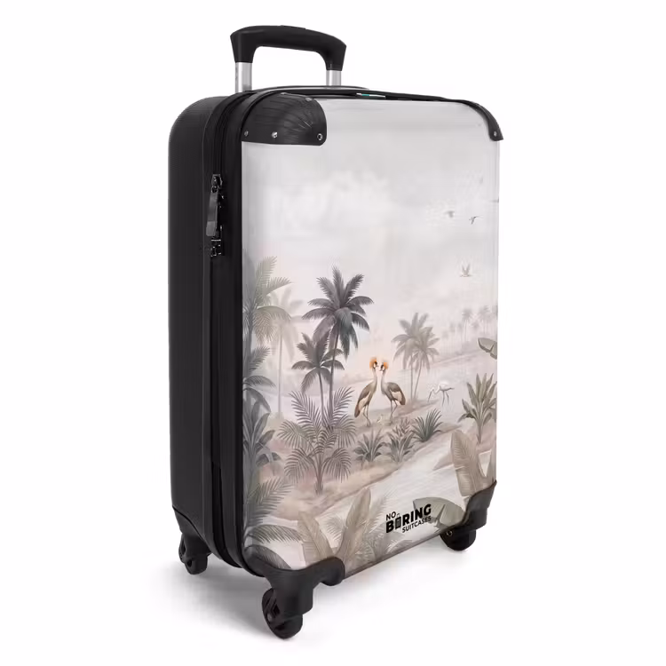 Suitcase - Cranes - Palm Trees - Tropical — 4