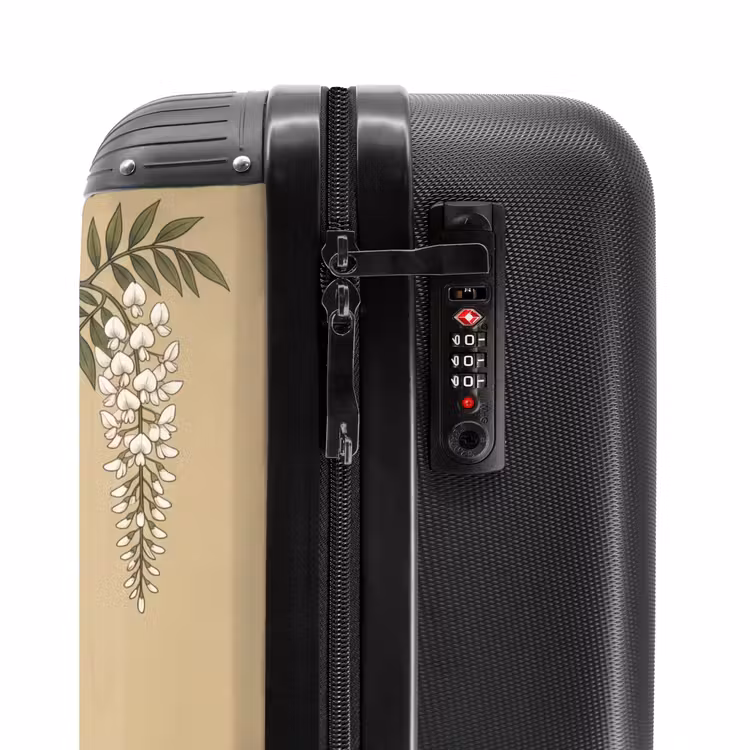 Suitcase - Cranes - Water - Beige — 5