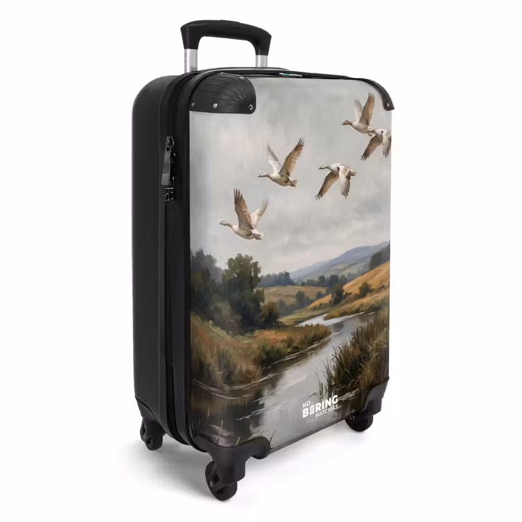 Suitcase - Ducks - River - Landscape - Flight - Nostalgic — 4