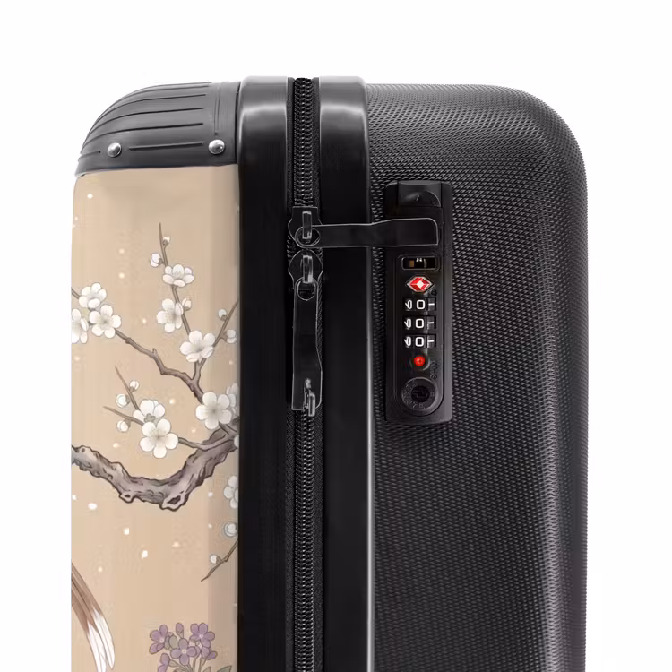 Suitcase - Flowers - Birds - Flowers — 5