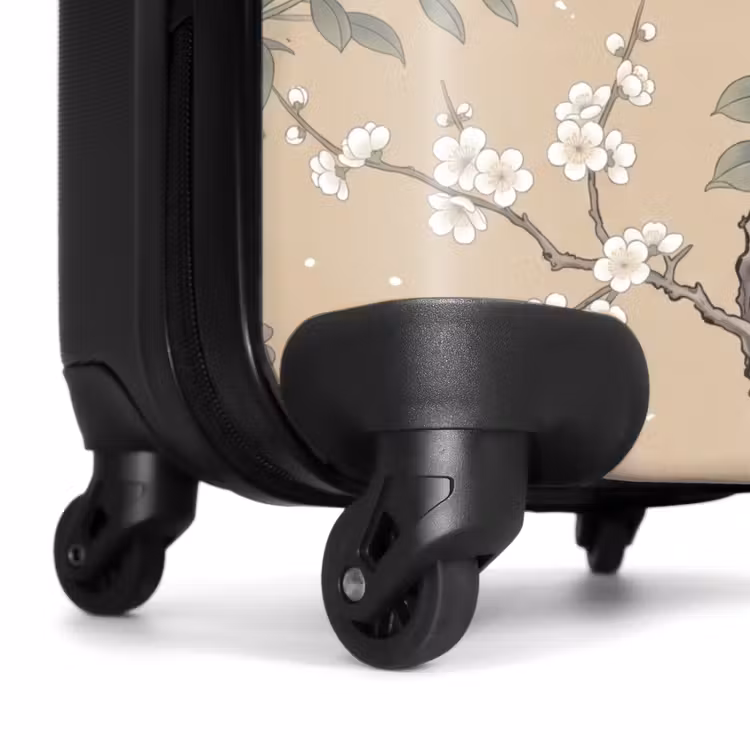 Suitcase - Flowers - Birds - Flowers — 6