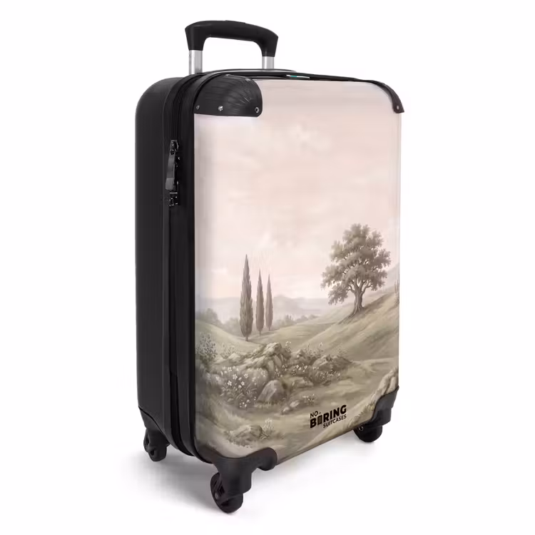 Suitcase - Hilly Landscape - Trees - Nature - Greenery — 4