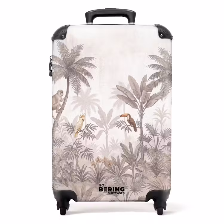 Suitcase - Jungle - Animals - Palm Trees — 1