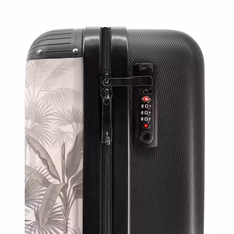 Suitcase - Jungle - Tree of Life - Hummingbird - Beige — 5