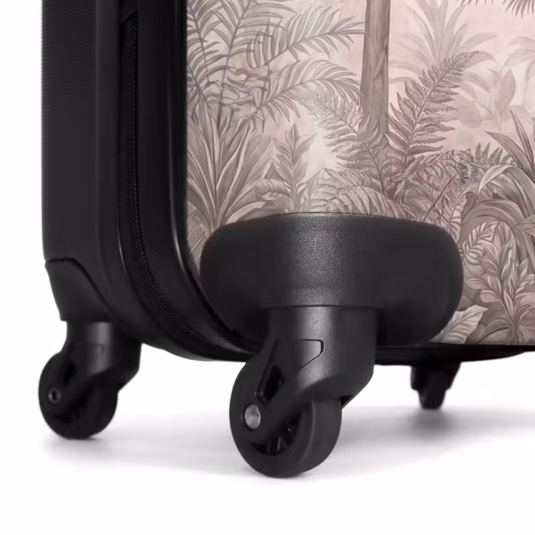 Suitcase - Jungle - Tree of Life - Hummingbird - Beige — 6