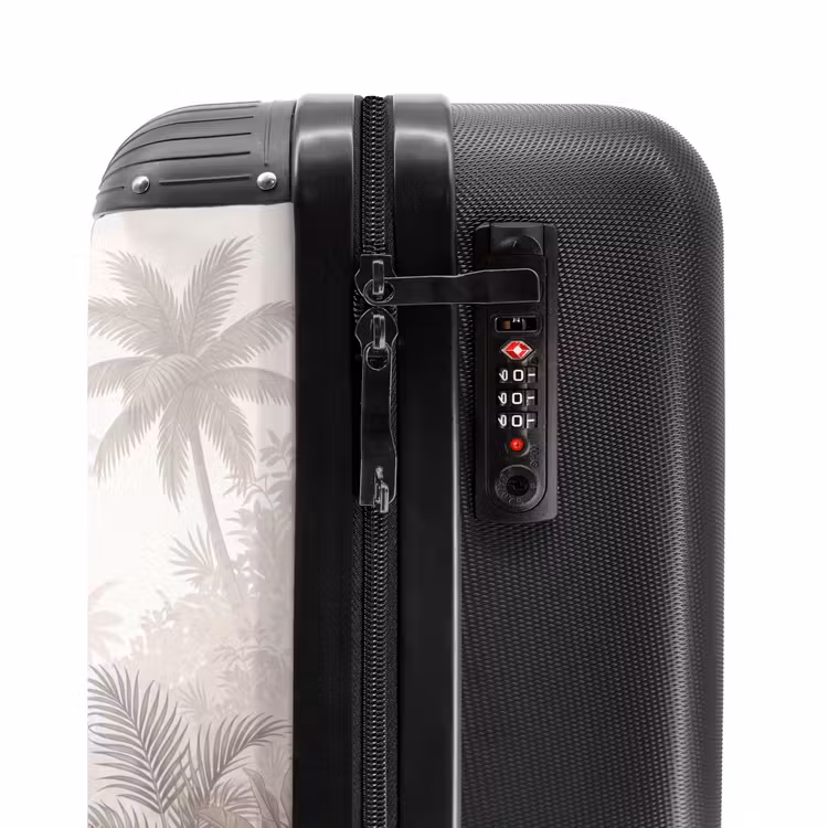 Suitcase - Jungle - Tropical - Nature - Vintage - Beige — 5