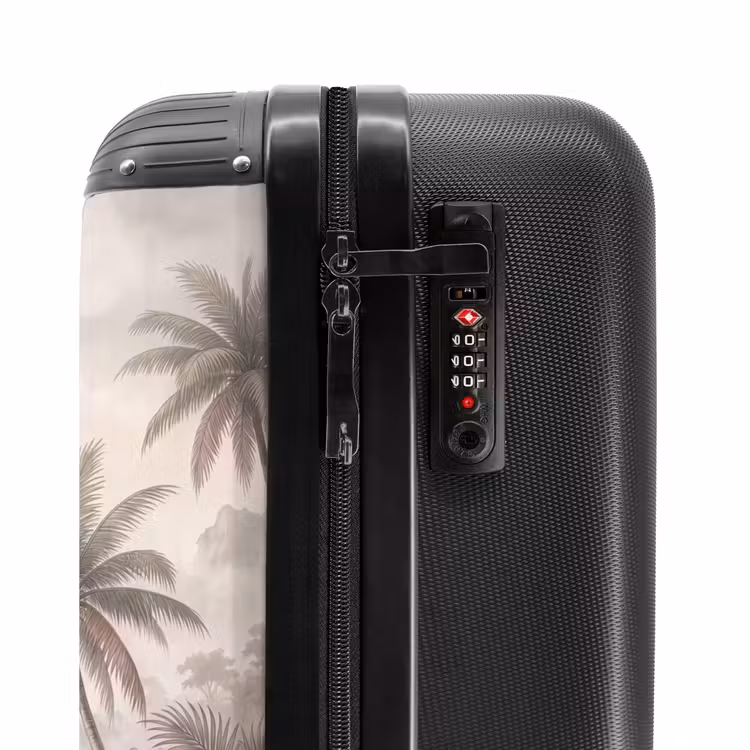 Suitcase - Jungle - Waterfalls - Tropical - Illustration — 5