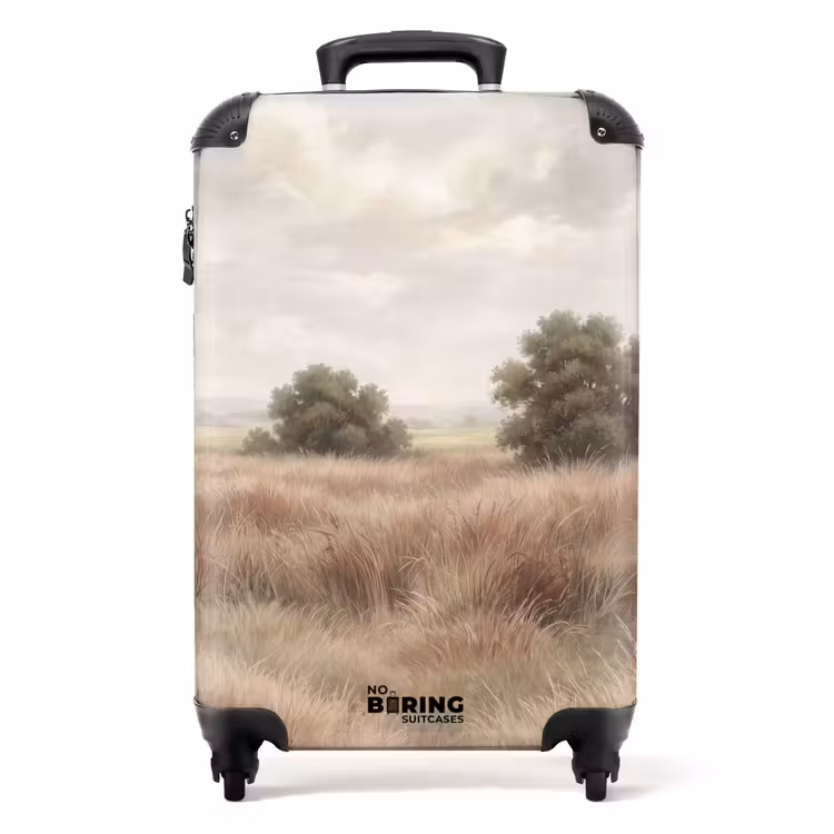 Suitcase - Landscape - Minimalist - Beige — 1