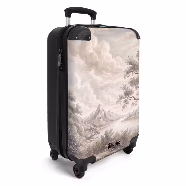 Suitcase - Landscape - Mountains - Lake - Nature — 4