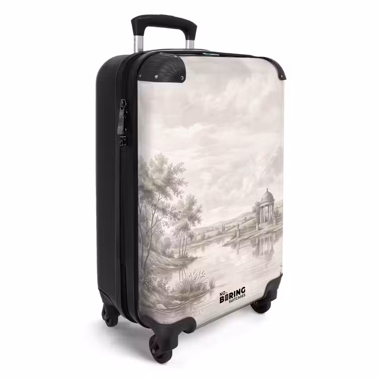 Suitcase - Landscape - Water - Nature - Sepia — 4