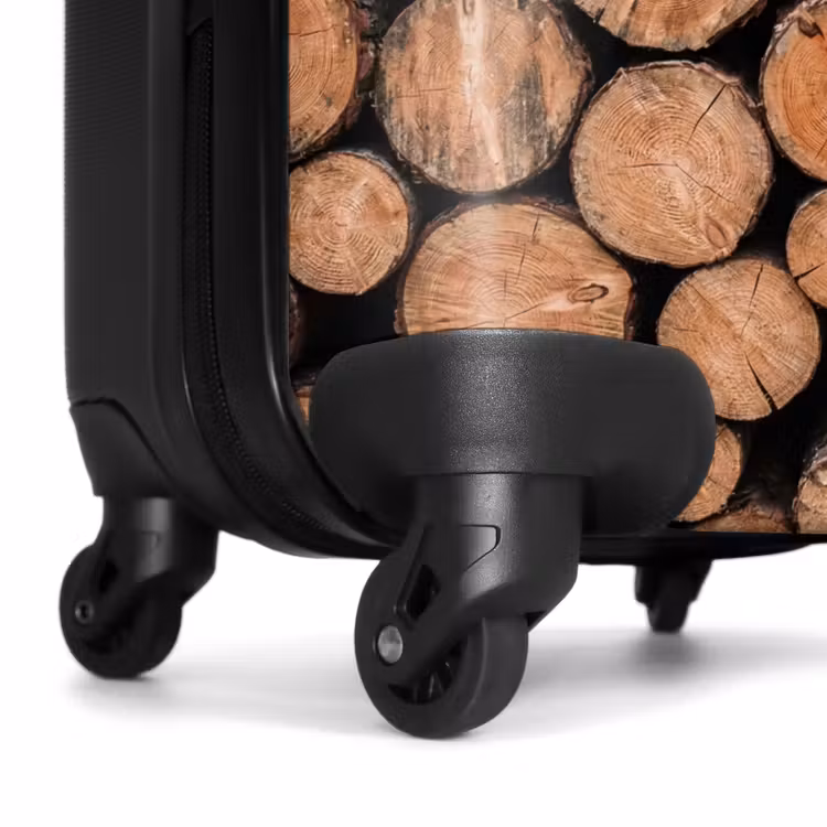 Suitcase - Logs - Texture - Pattern - Brown - Rustic — 6