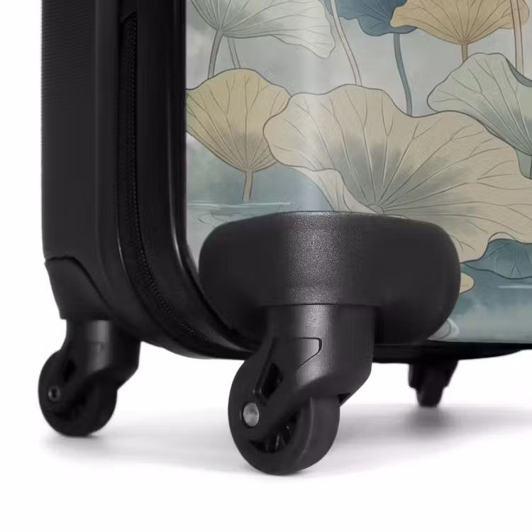 Suitcase - Lotus - Flowers - Green — 6