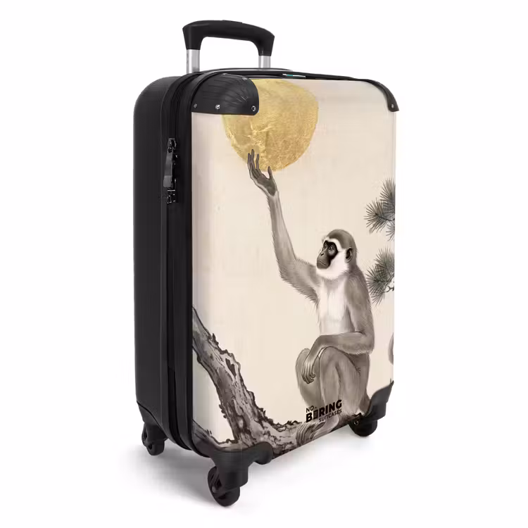 Suitcase - Monkey - Moon - Gold — 4