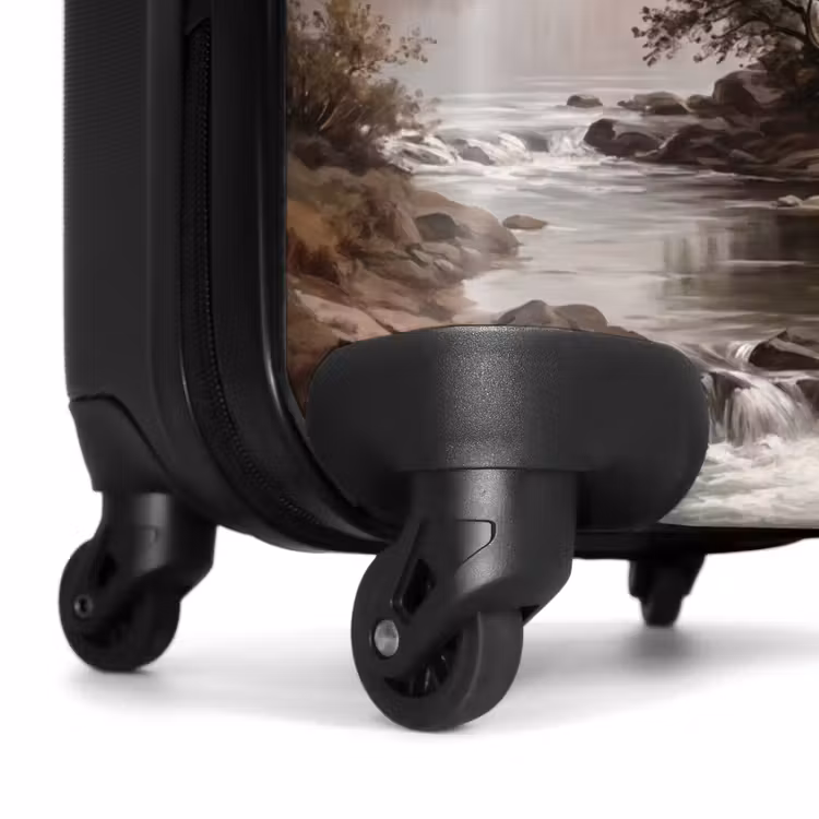 Suitcase - Mountain Landscape - Lake - Mountains - Valley - Classic — 6