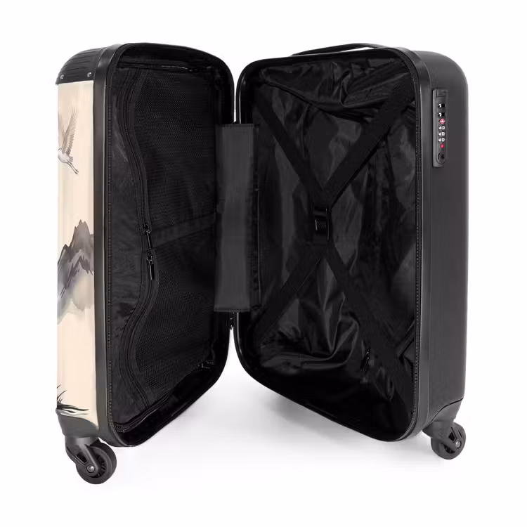 Suitcase - Oriental - Cranes - Landscape — 3