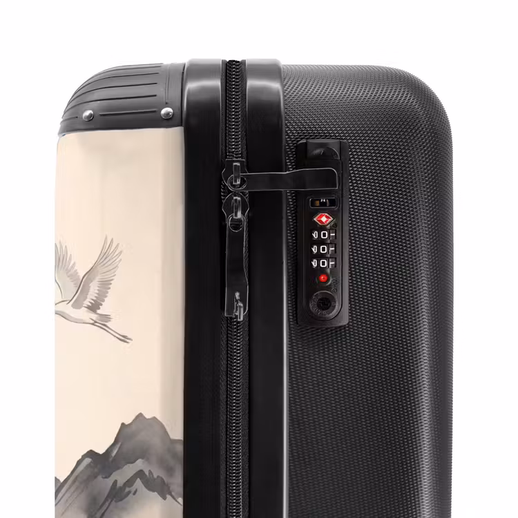 Suitcase - Oriental - Cranes - Landscape — 5