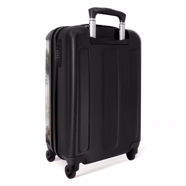 Suitcase - Trees - Lake - Mountains - Illustration — 2