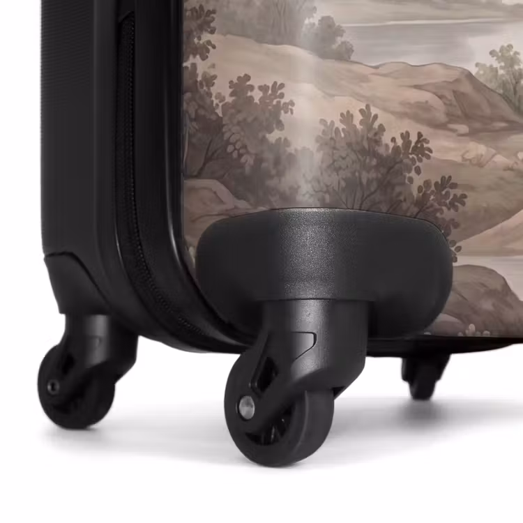 Suitcase - Trees - Lake - Mountains - Illustration — 6