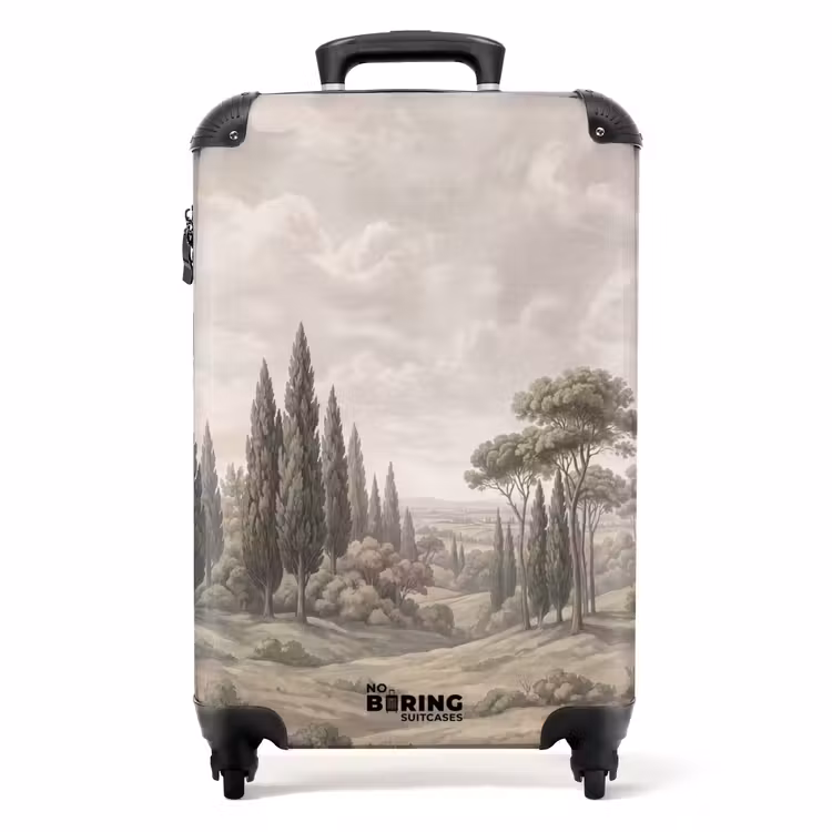 Suitcase - Valley - Forest - Nature - Greenery — 1