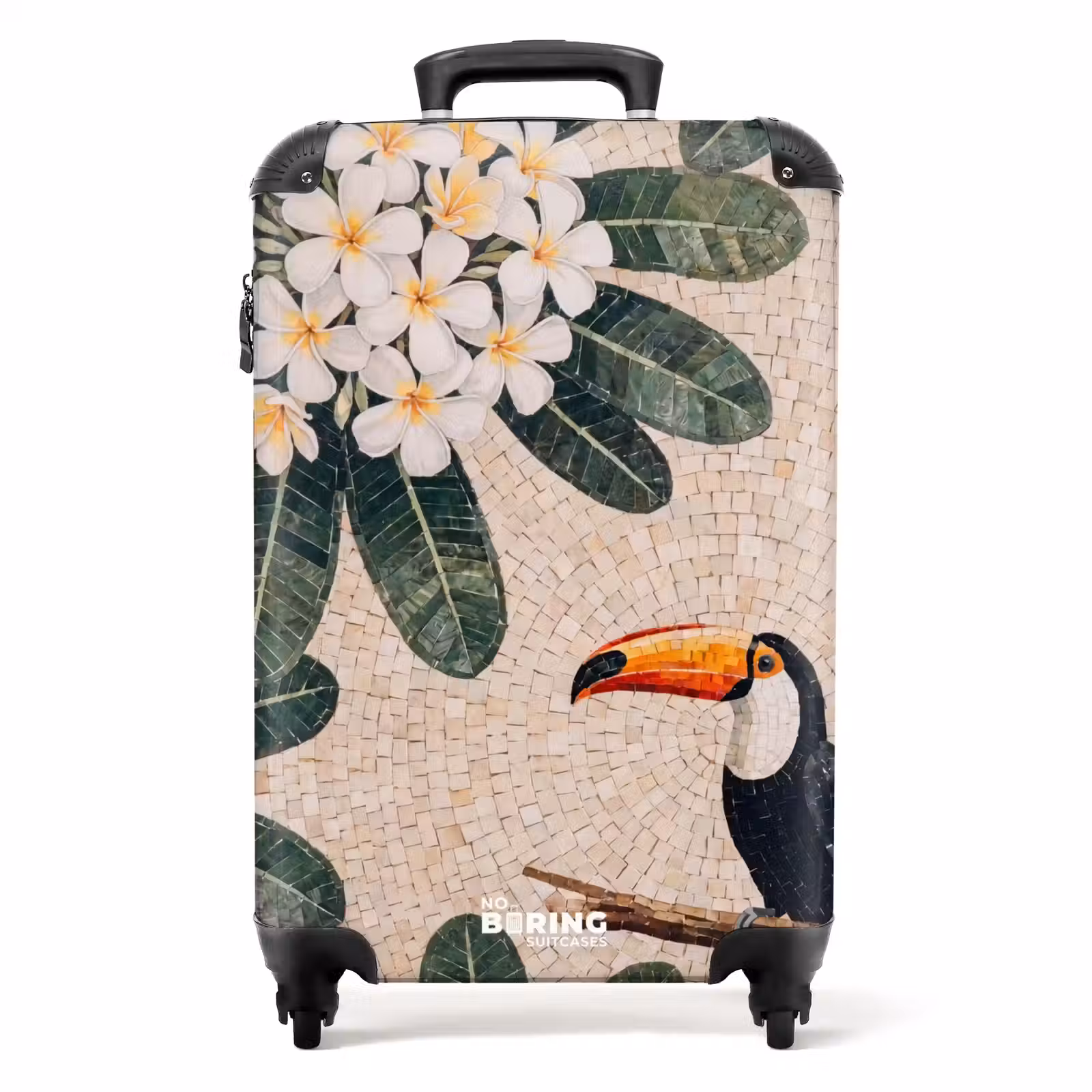 Suitcase - Bird - Mosaic - Tropical - Nature - Colorful — 1