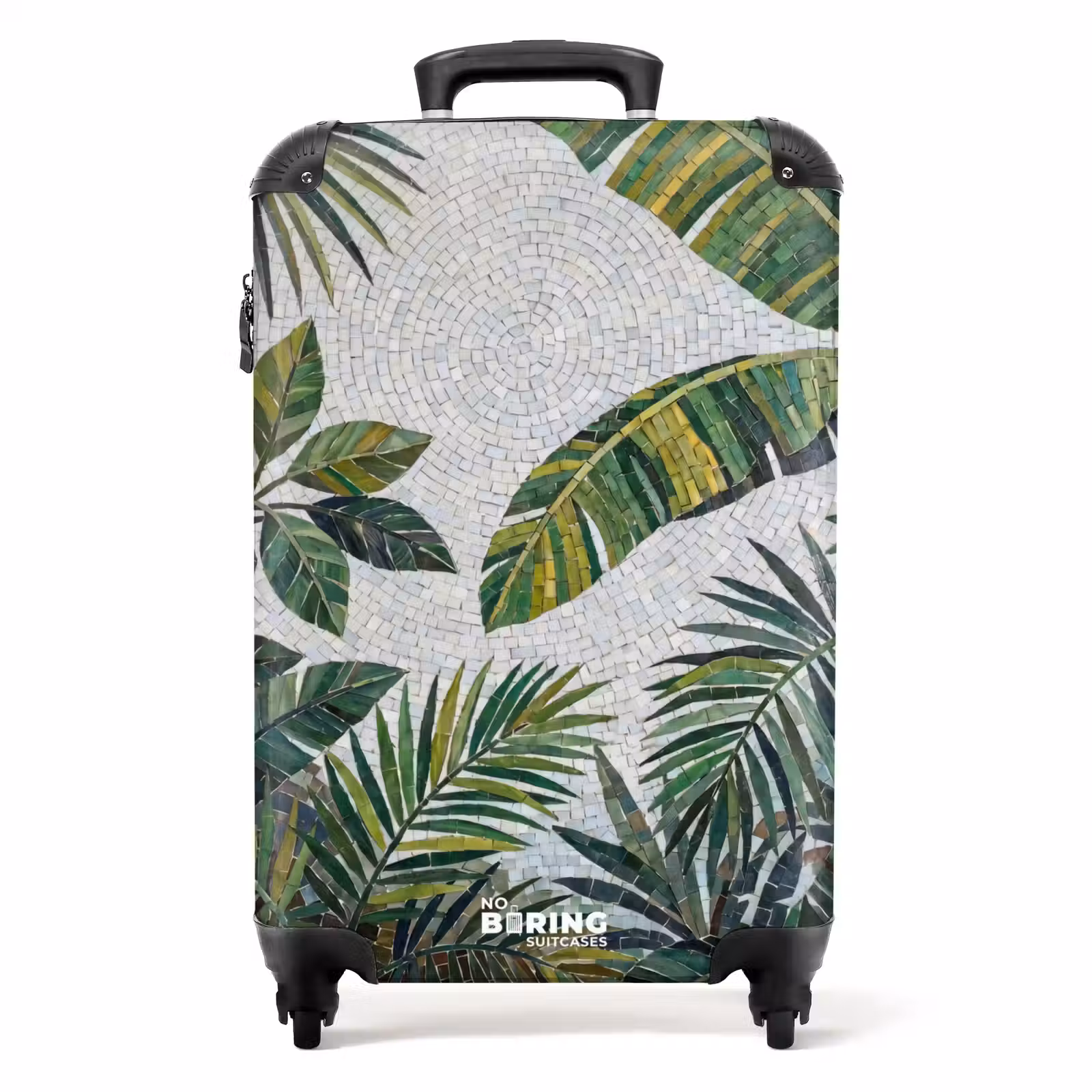 Suitcase - Plants - Tropical - Mosaic - Green - Nature — 1